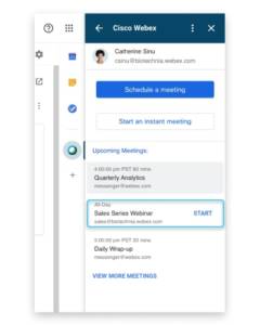 Select Start or Join to join a meeting.